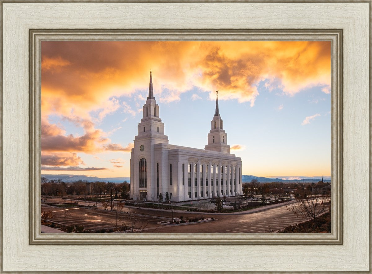 Layton Utah Fire in The Sky
