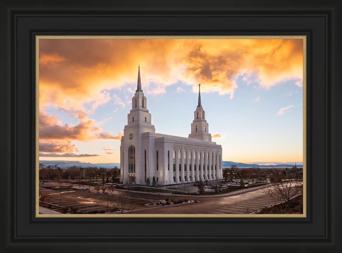 Layton Utah Fire in The Sky