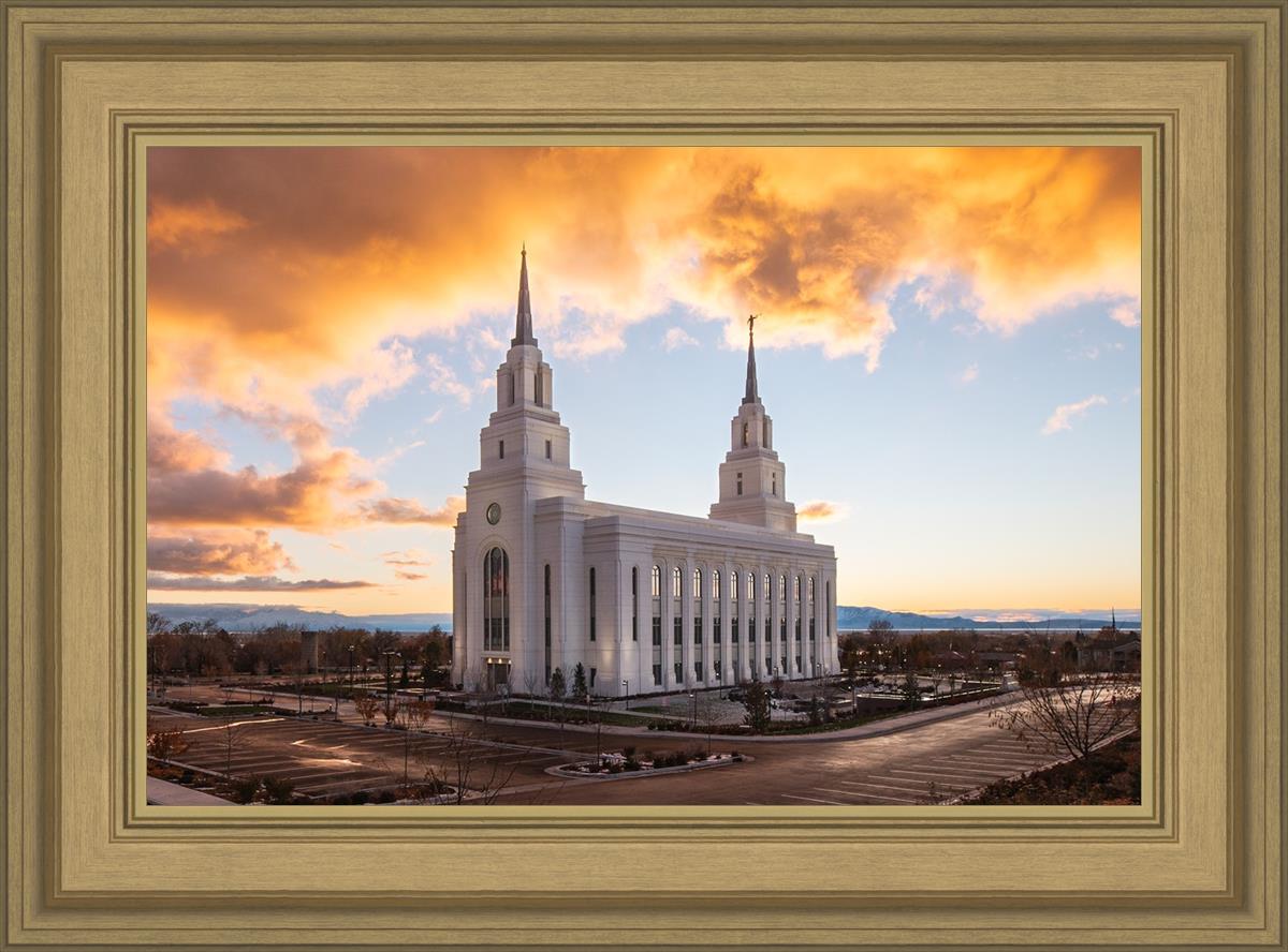 Layton Utah Fire in The Sky