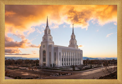 Layton Utah Fire in The Sky