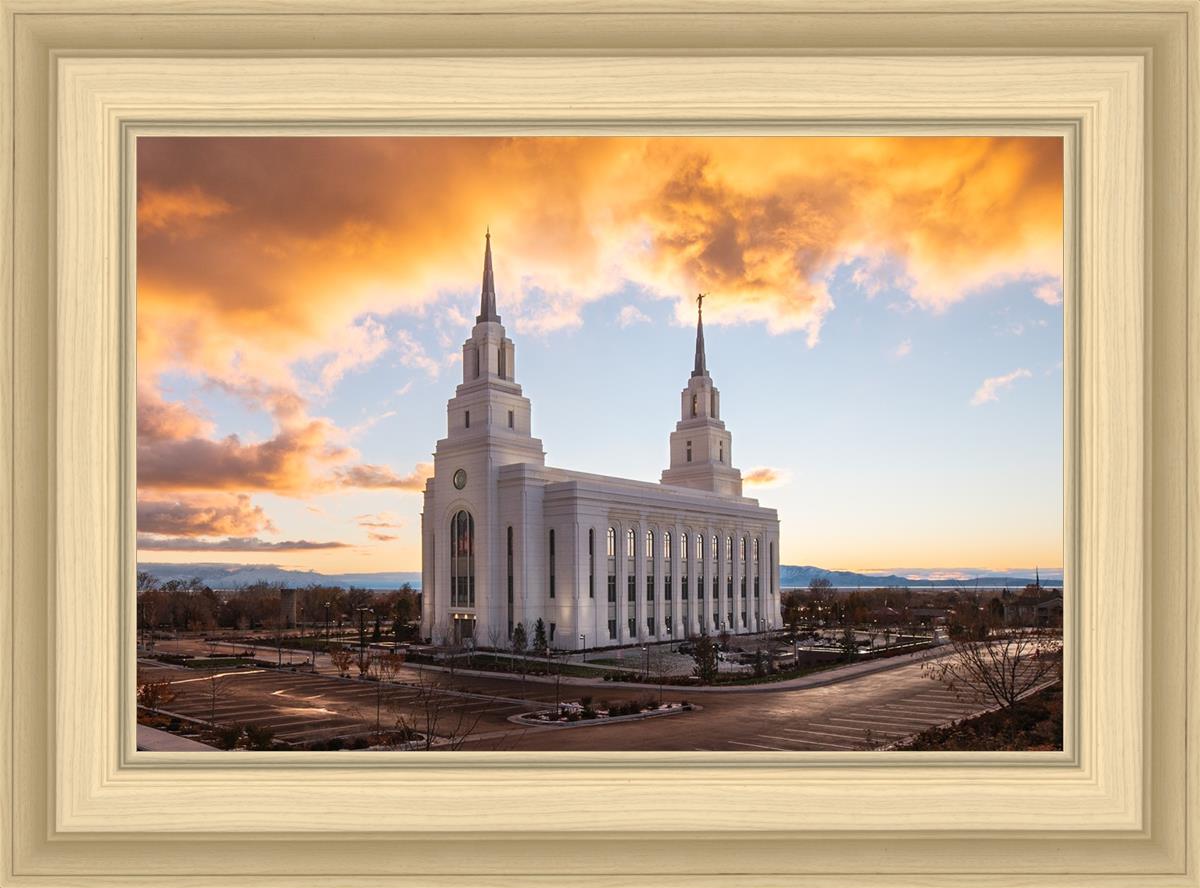 Layton Utah Fire in The Sky
