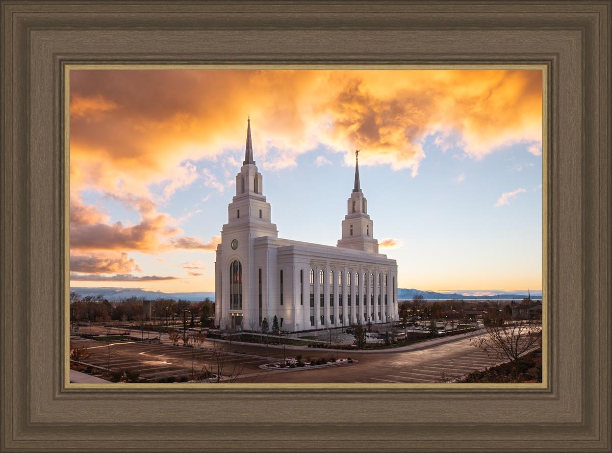 Layton Utah Fire in The Sky
