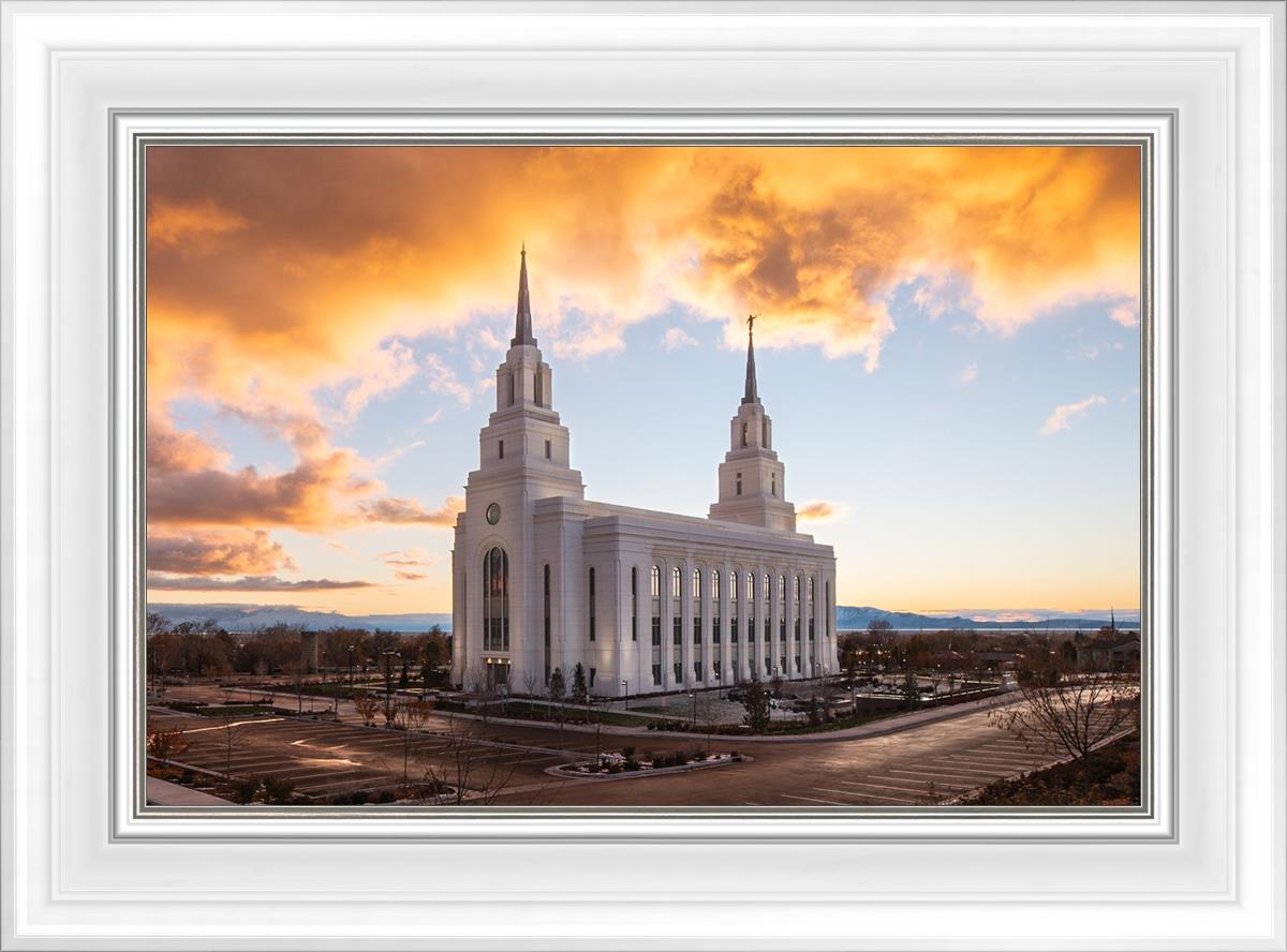 Layton Utah Fire in The Sky