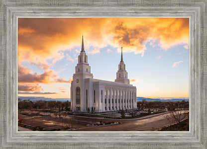 Layton Utah Fire in The Sky