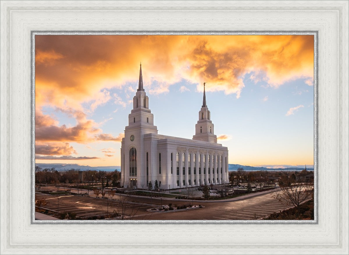 Layton Utah Fire in The Sky