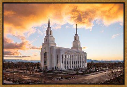 Layton Utah Fire in The Sky