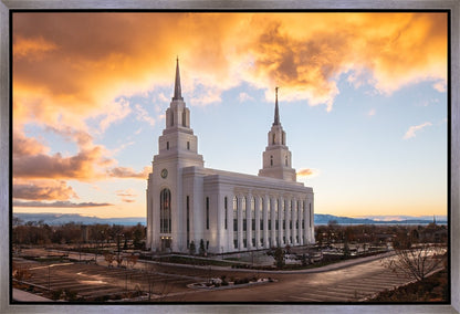 Layton Utah Fire in The Sky