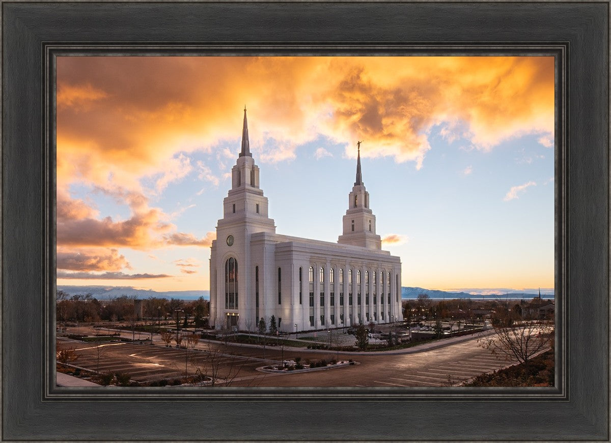 Layton Utah Fire in The Sky