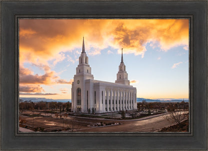 Layton Utah Fire in The Sky
