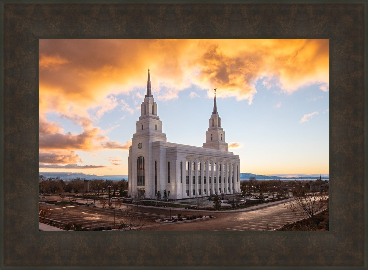 Layton Utah Fire in The Sky