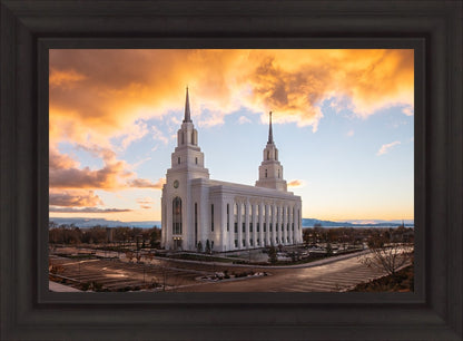 Layton Utah Fire in The Sky