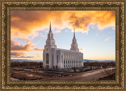 Layton Utah Fire in The Sky