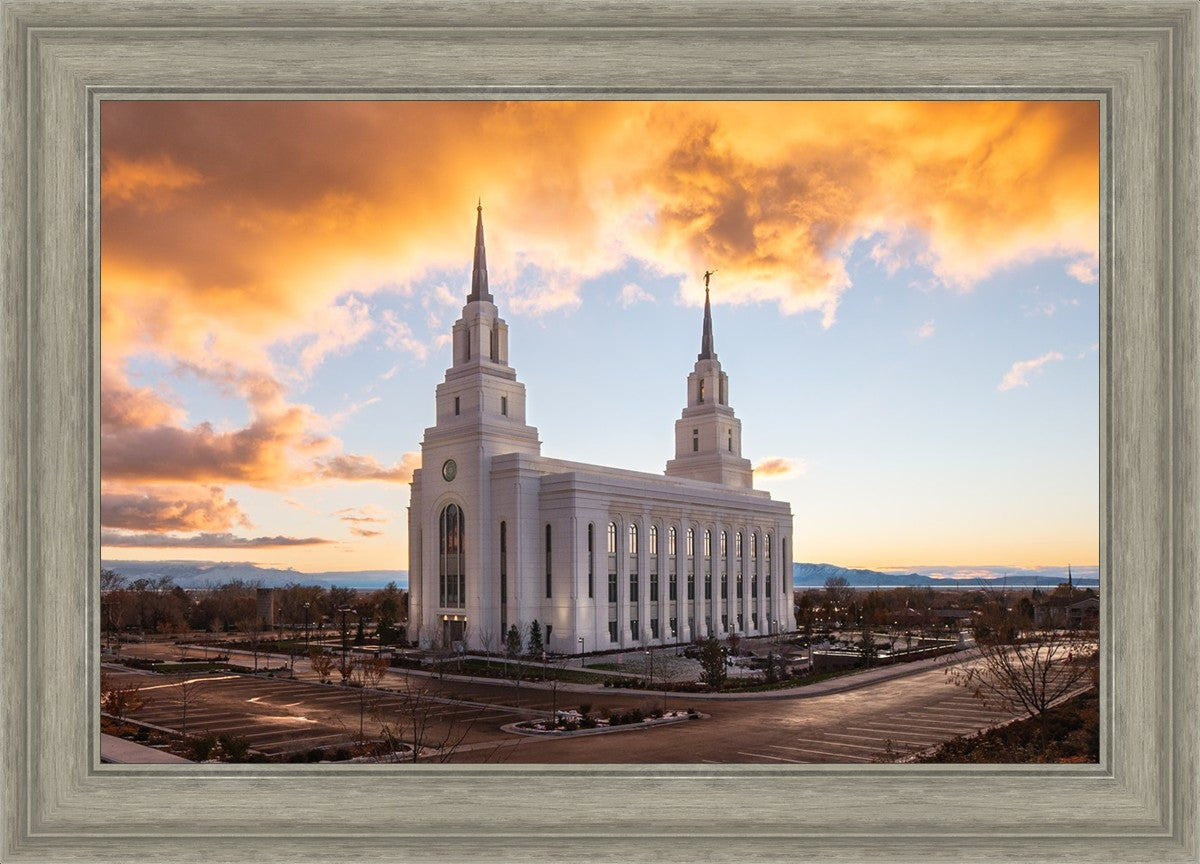Layton Utah Fire in The Sky