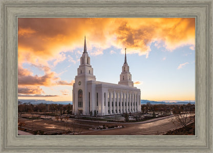 Layton Utah Fire in The Sky