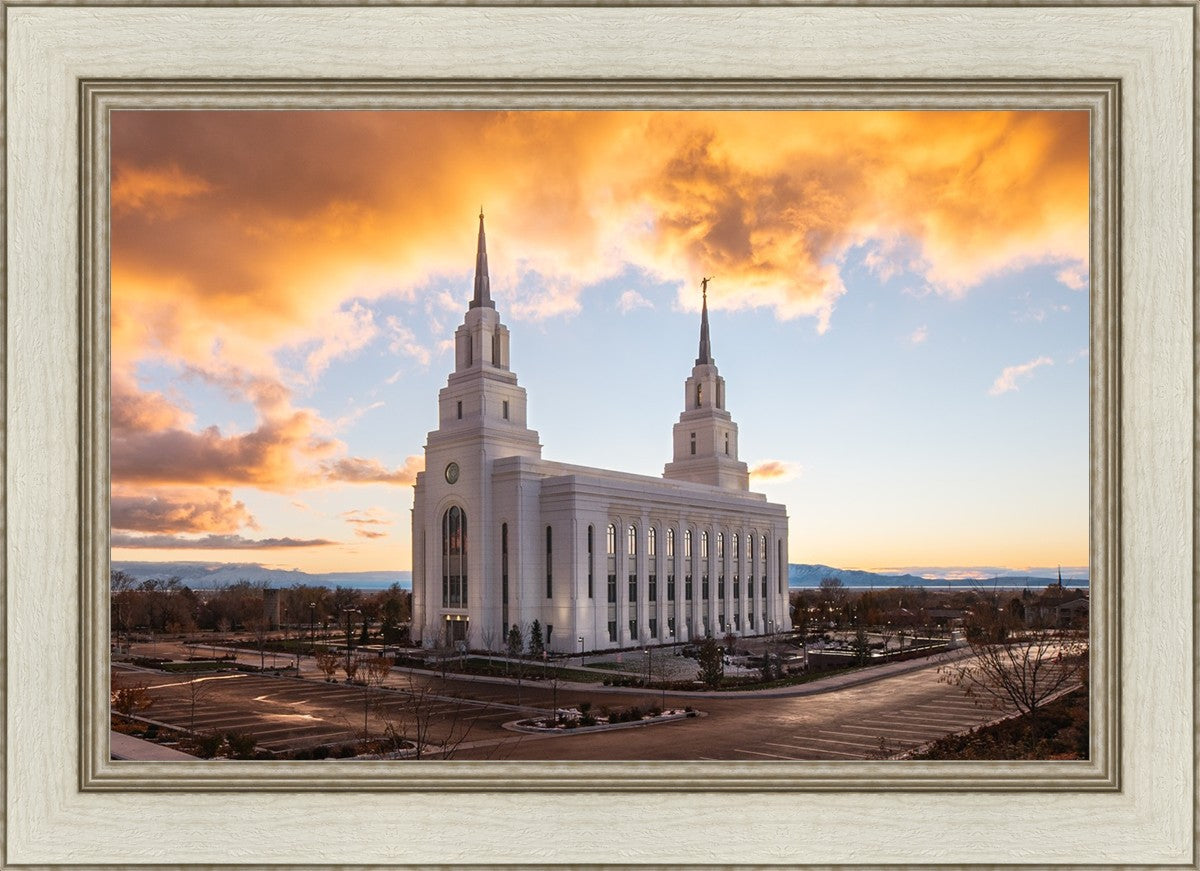 Layton Utah Fire in The Sky