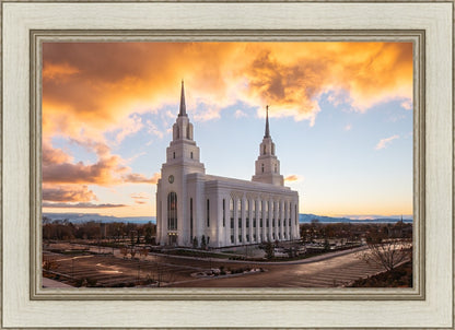 Layton Utah Fire in The Sky