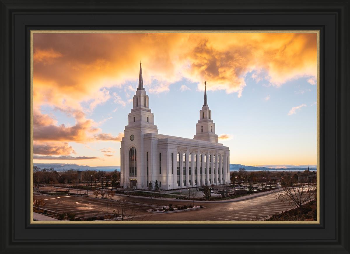 Layton Utah Fire in The Sky