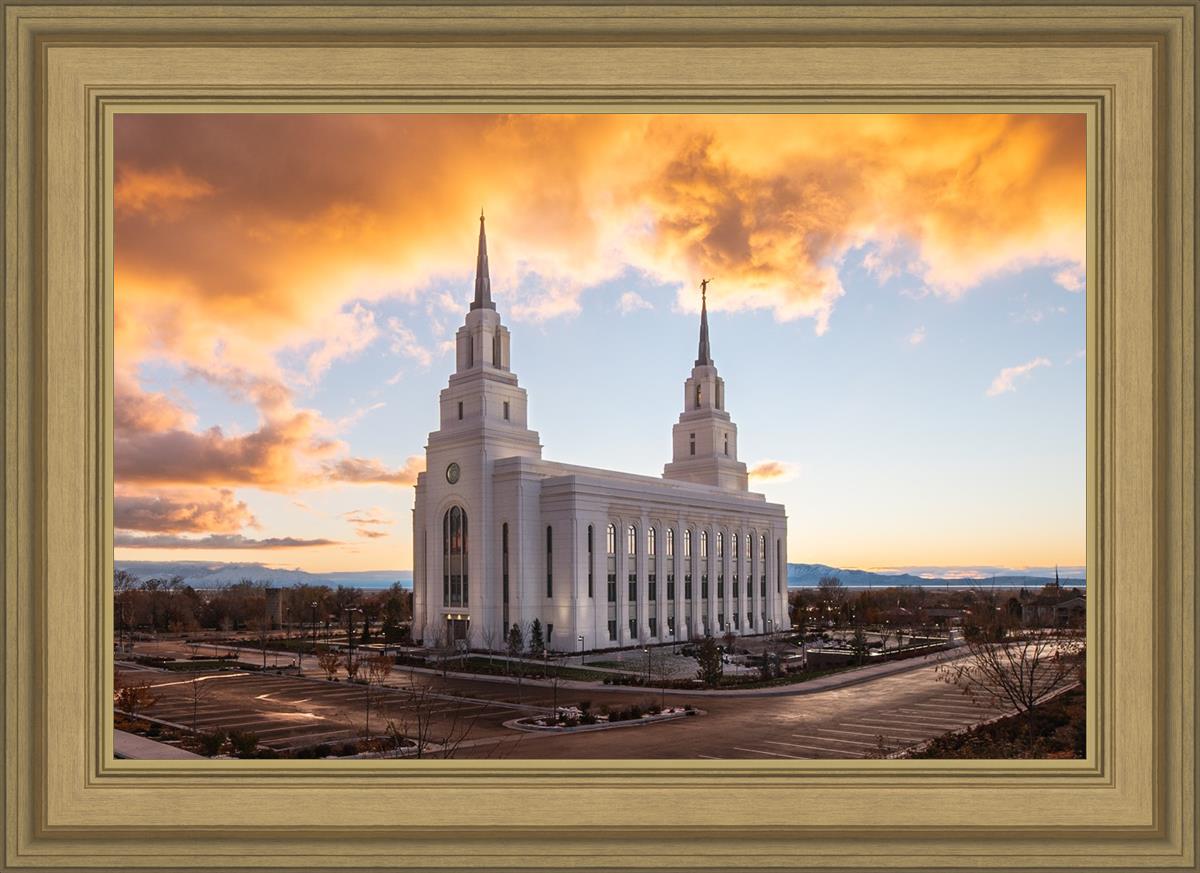 Layton Utah Fire in The Sky
