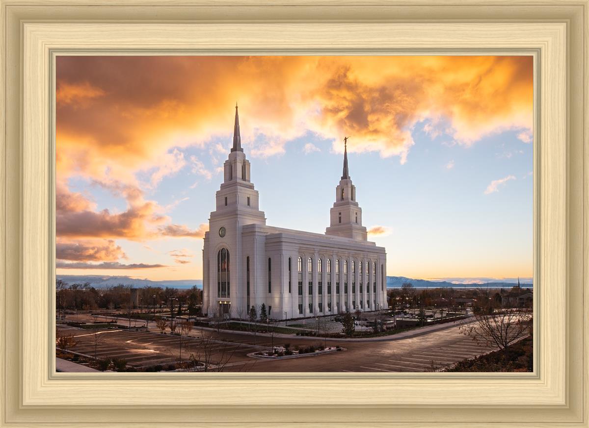 Layton Utah Fire in The Sky