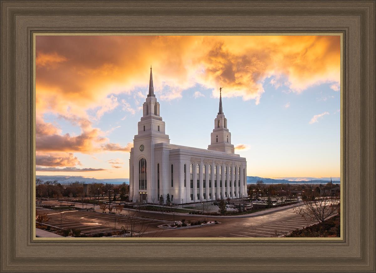 Layton Utah Fire in The Sky