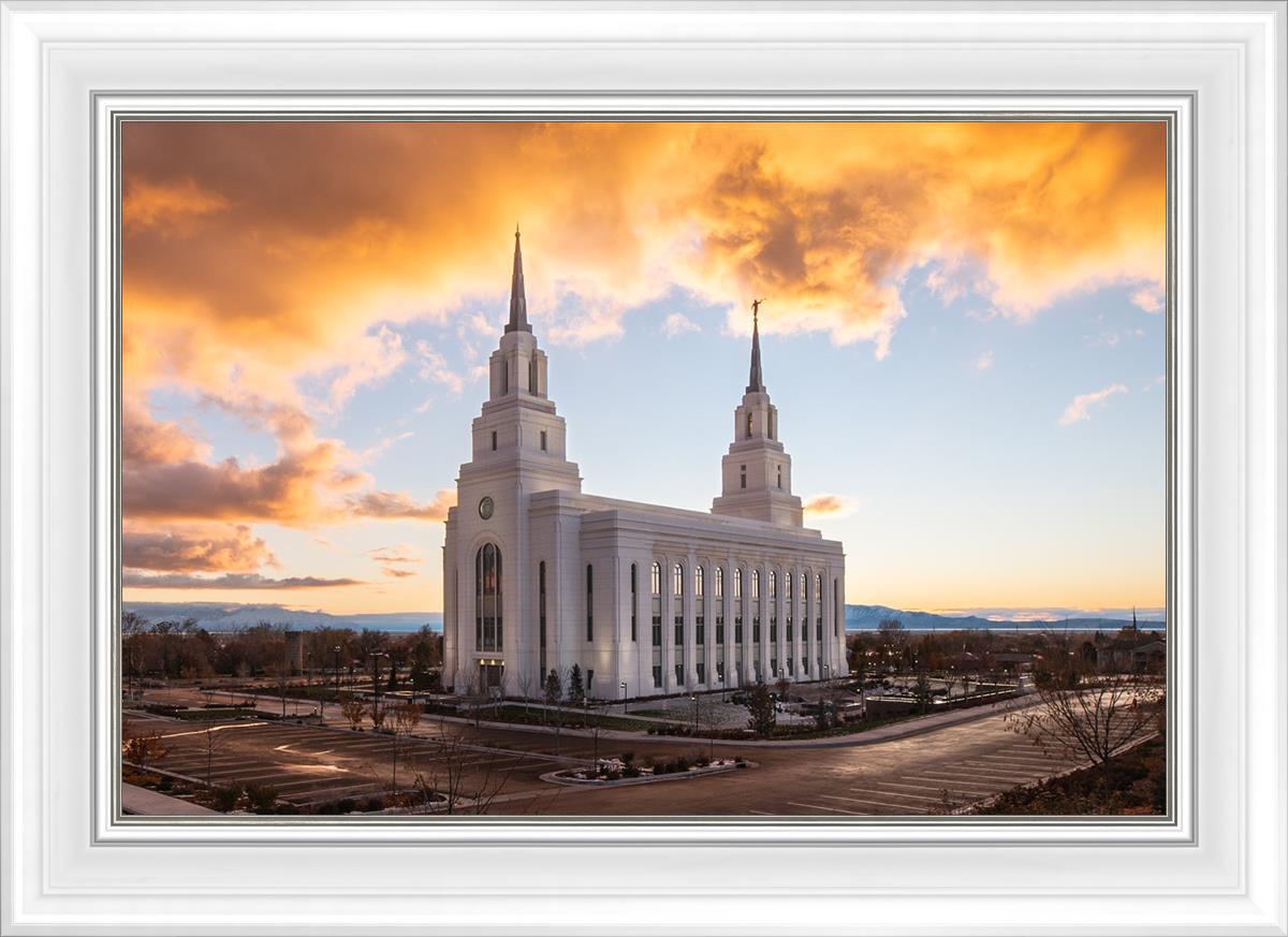 Layton Utah Fire in The Sky
