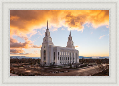 Layton Utah Fire in The Sky