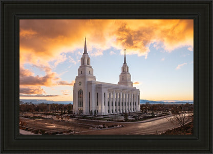 Layton Utah Fire in The Sky