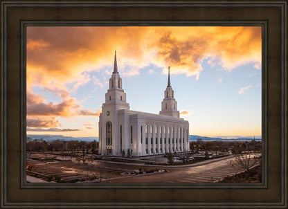 Layton Utah Fire in The Sky