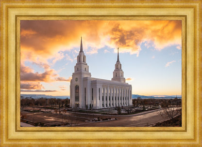 Layton Utah Fire in The Sky