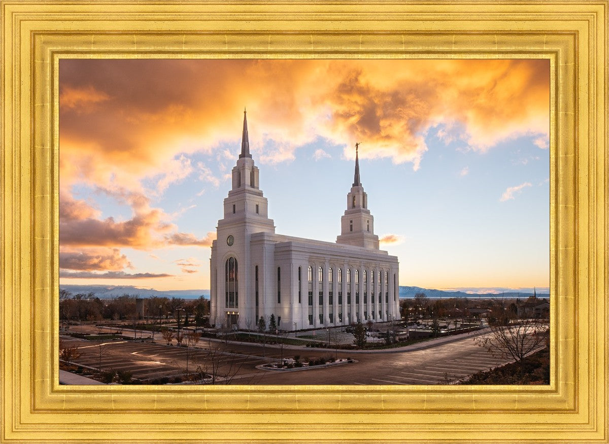 Layton Utah Fire in The Sky