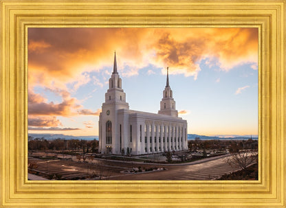 Layton Utah Fire in The Sky