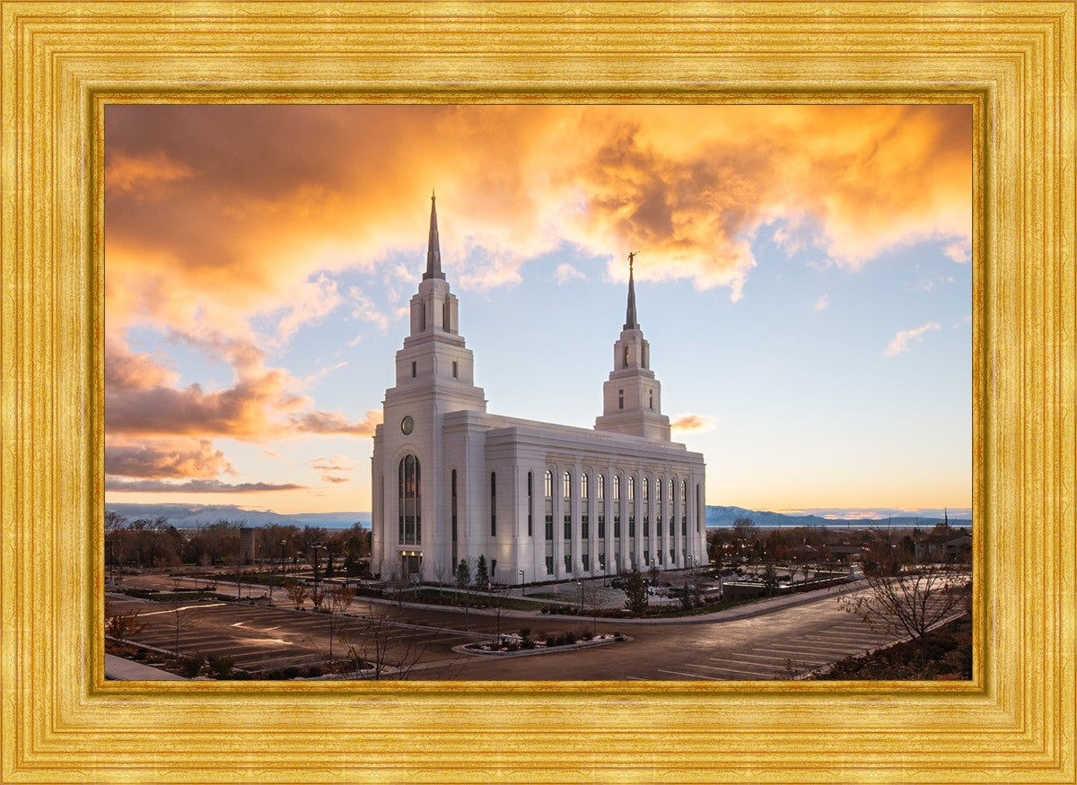 Layton Utah Fire in The Sky