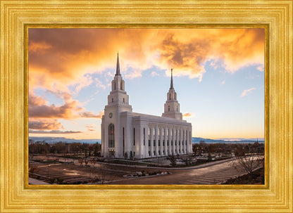 Layton Utah Fire in The Sky