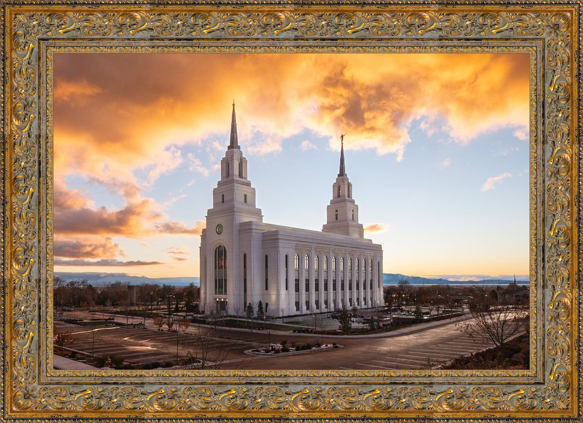 Layton Utah Fire in The Sky