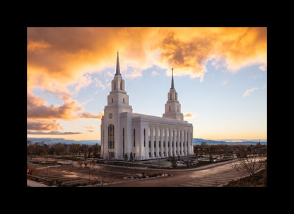 Layton Utah Fire in The Sky