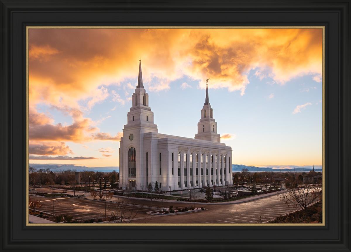 Layton Utah Fire in The Sky