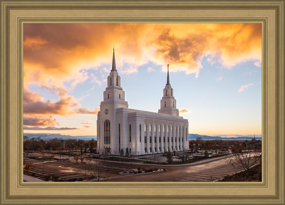 Layton Utah Fire in The Sky