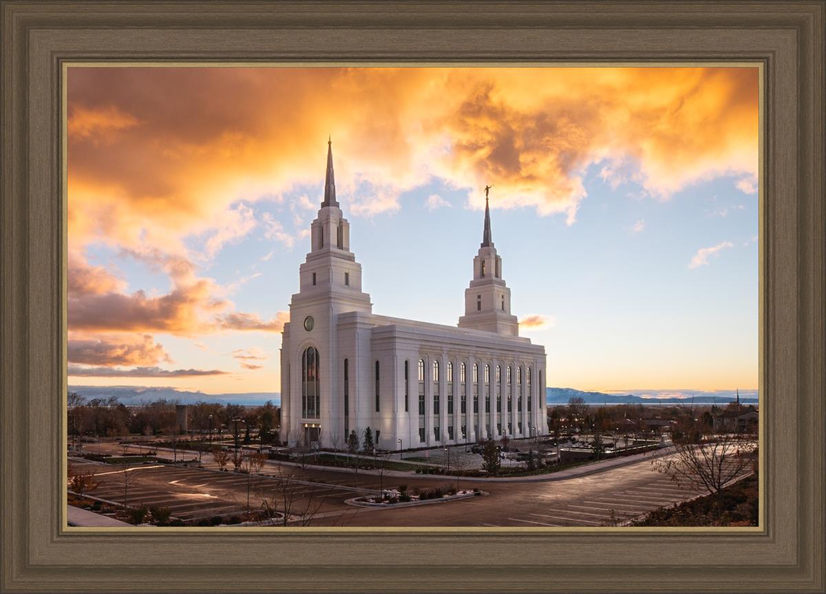 Layton Utah Fire in The Sky
