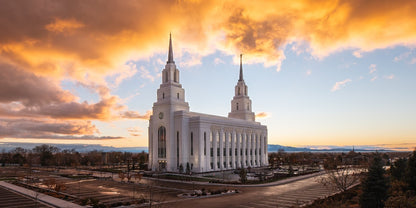 Layton Utah Fire in The Sky