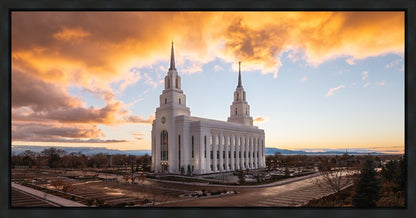 Layton Utah Fire in The Sky