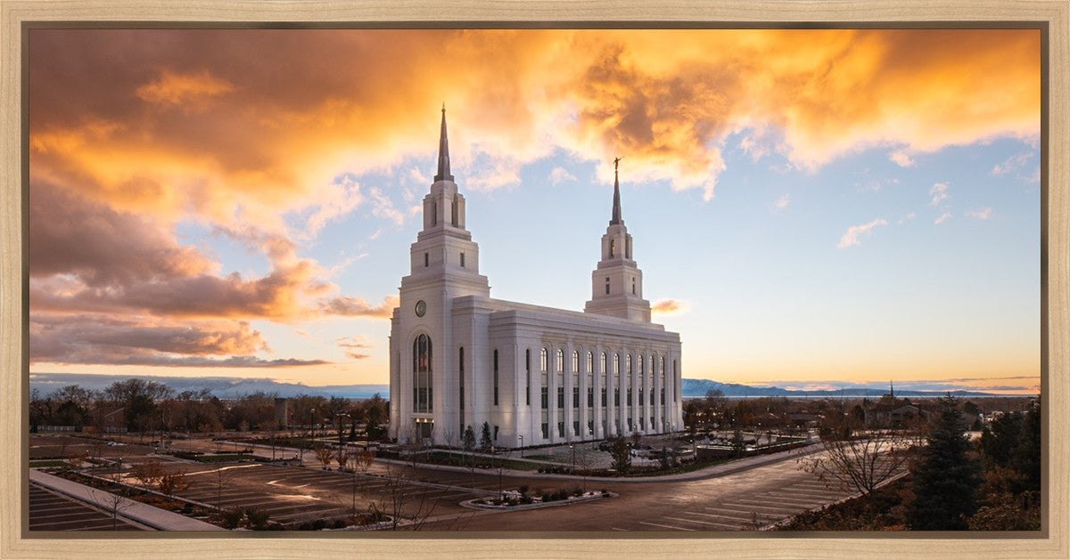 Layton Utah Fire in The Sky