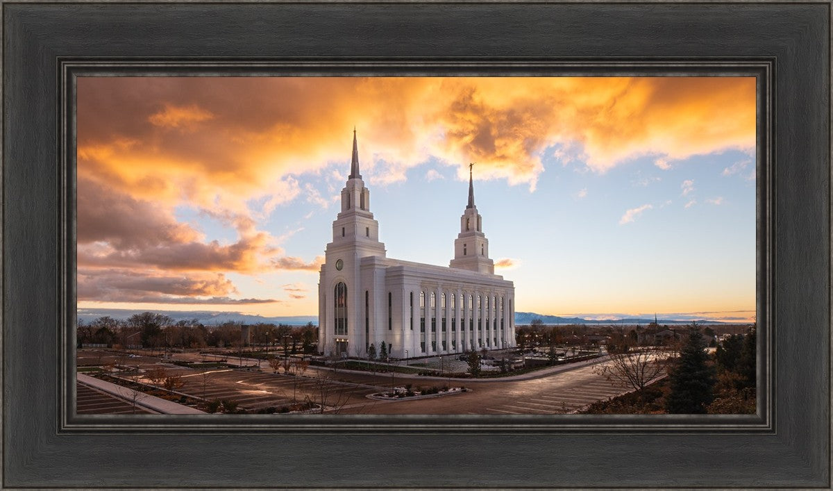 Layton Utah Fire in The Sky