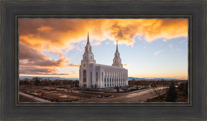 Layton Utah Fire in The Sky