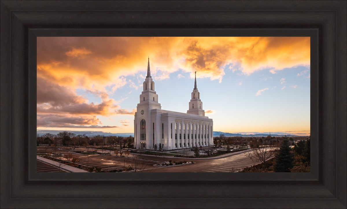 Layton Utah Fire in The Sky