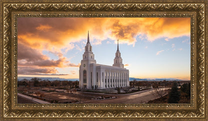 Layton Utah Fire in The Sky