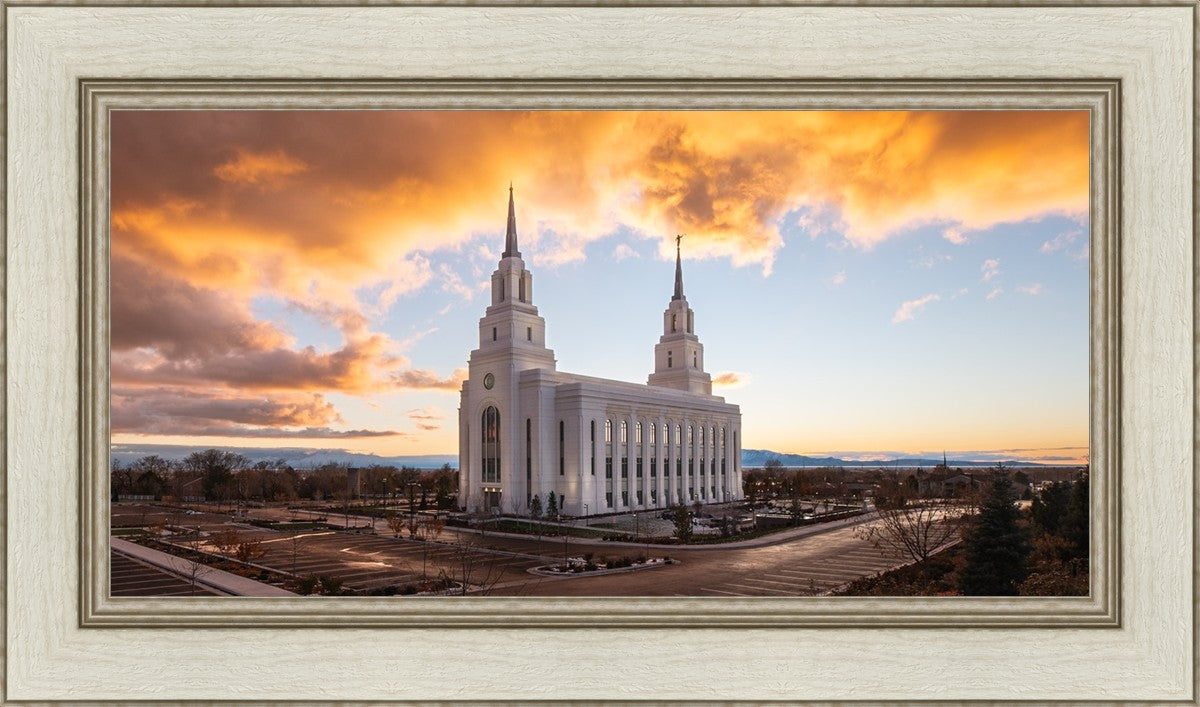 Layton Utah Fire in The Sky