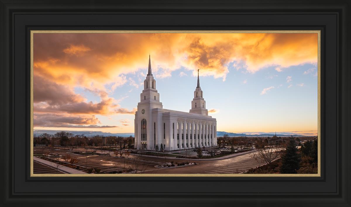 Layton Utah Fire in The Sky