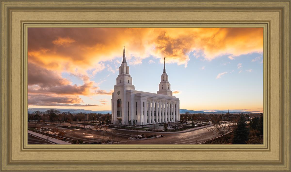 Layton Utah Fire in The Sky