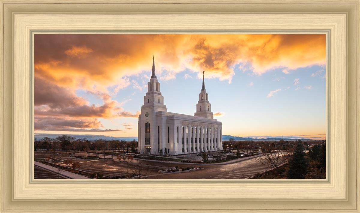 Layton Utah Fire in The Sky