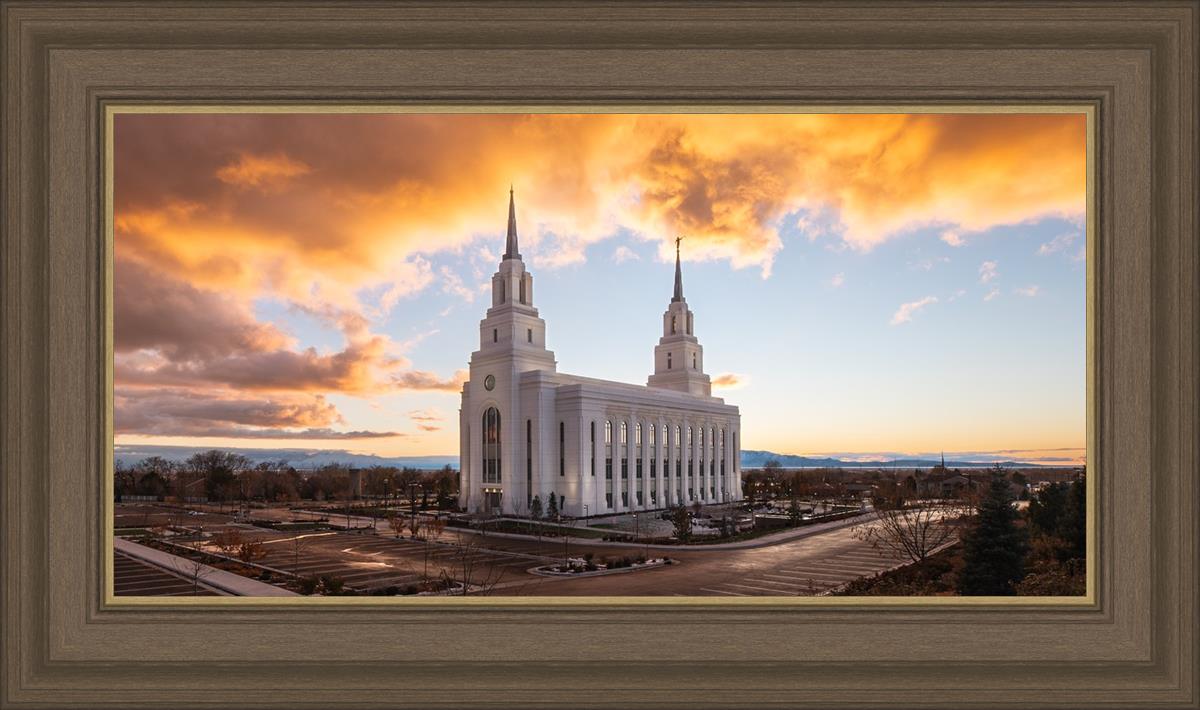 Layton Utah Fire in The Sky